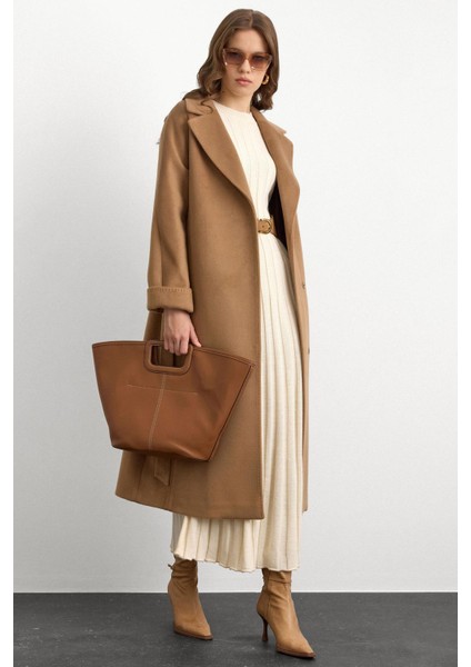 Punto Dikiş Detaylı Oversize Premium Kaban K. Kamel 3108 indirimleri