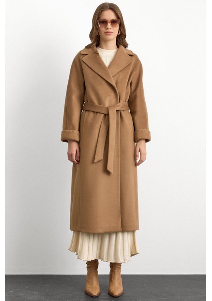 Punto Dikiş Detaylı Oversize Premium Kaban K. Kamel 3108