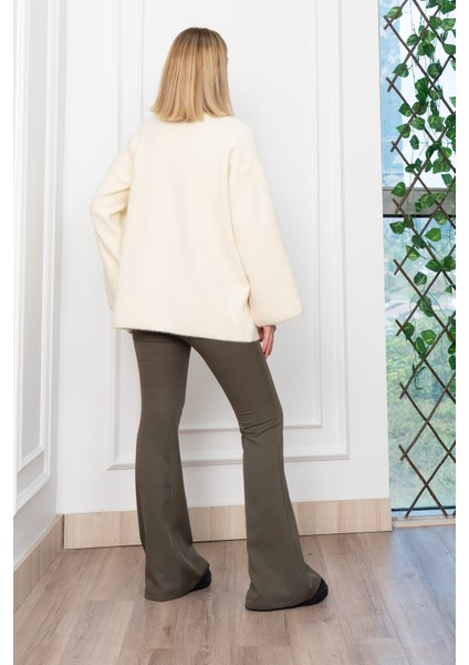 Dik Yaka Sakal Yün Uzun Kazak 24134 fırsatları