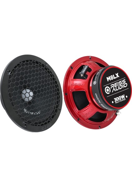 RS-M8LX 20 cm Işıklı Midrange Hoparlör (300 Watt)