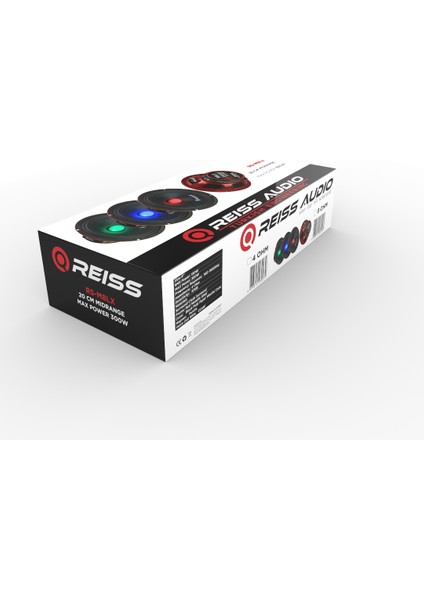 RS-M8LX 20 cm Işıklı Midrange Hoparlör (300 Watt) indirimleri