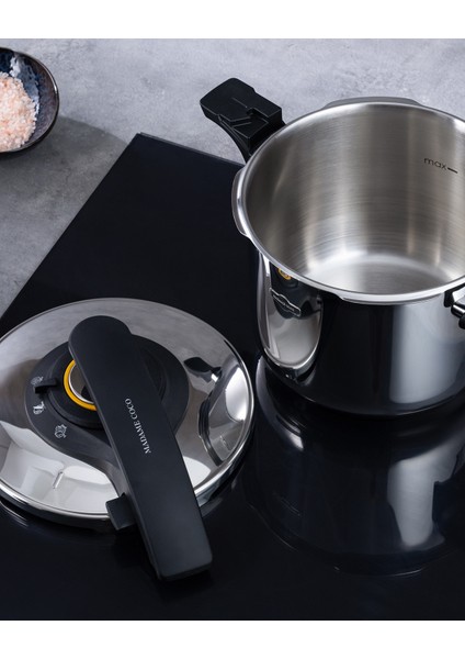 Cap Martin Düdüklü Tencere - Çelik - 6 Lt