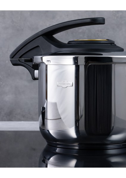 Cap Martin Düdüklü Tencere - Çelik - 6 Lt