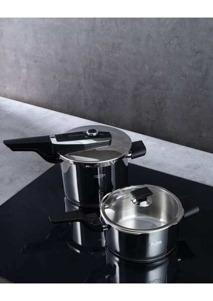 Ludovico Düdüklü Tencere Seti - Çelik - 4 Lt+6 Lt