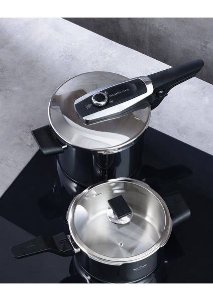 Ludovico Düdüklü Tencere Seti - Çelik - 4 Lt+6 Lt