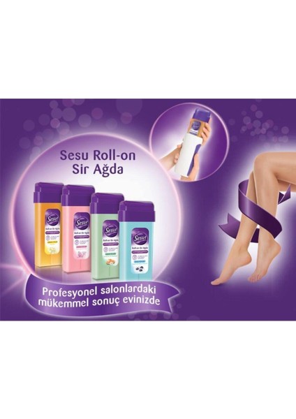 Kartuş Roll-On Ağda Seti, Yağ ve Bez ile Güzel ve Pürüzsüz Cilt modelleri