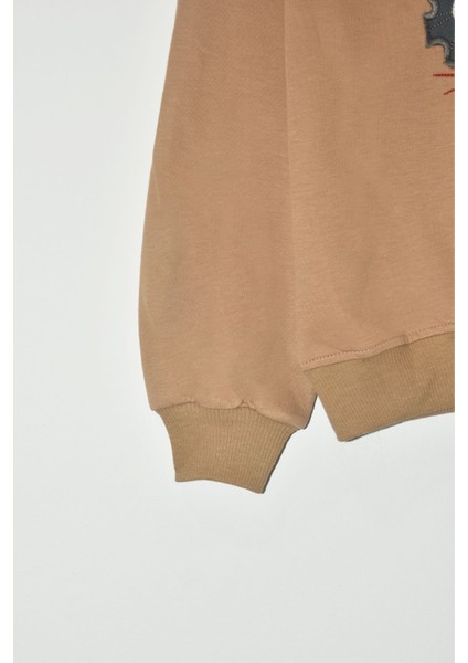 Erkek Çocuk %100 Pamuk Traktör Nakış Süzeneli Sweatshirt 2151-1 fiyatları