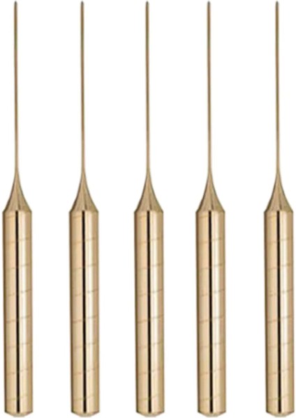 Altın Renkli 5'li Iğneli Epilasyon Iğnesi Seti