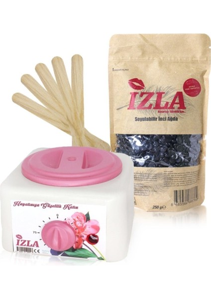 Ağda Seti: Ağda Makinesi, Boncuk Ağda ve Spatula ile Güzel Bakım