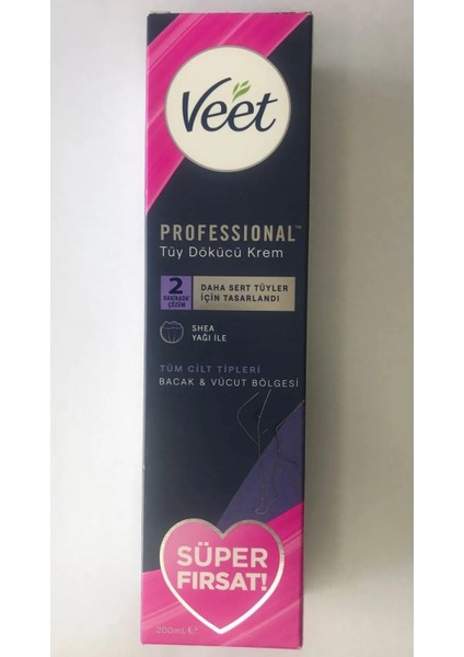 Tüy Dökücü Krem, Tüm Ciltler, 200 Ml, Güçlü ve Etkili Formül