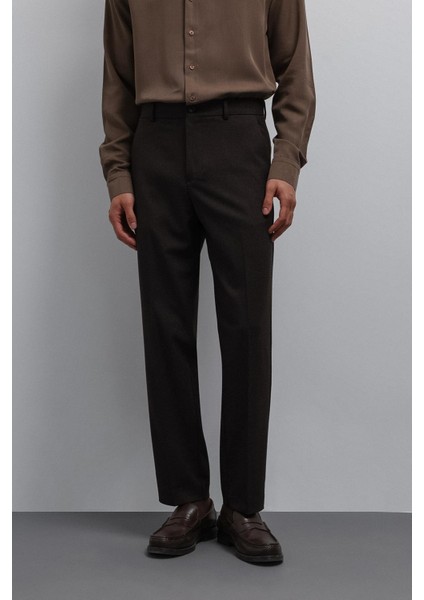 Kahve Tapered Fit Erkek Pantolon fiyatları