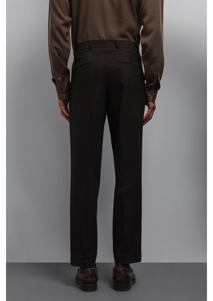 Kahve Tapered Fit Erkek Pantolon indirimleri