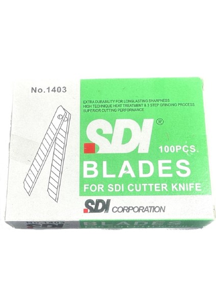 100 Adet Maket Bıçağı Yedeği, Güçlü ve Dayanıklı Kesim Malzemesi fiyatları