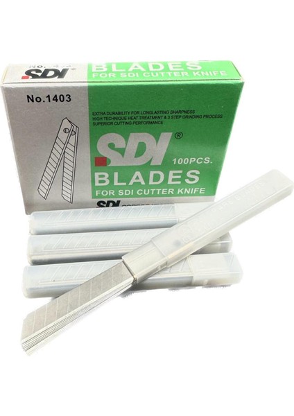 100 Adet Maket Bıçağı Yedeği, Güçlü ve Dayanıklı Kesim Malzemesi modelleri