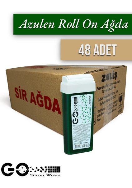 Azulen Içerikli Roll On Kartuş Ağda 48 Adet - Kolay ve Hafif Kullanım