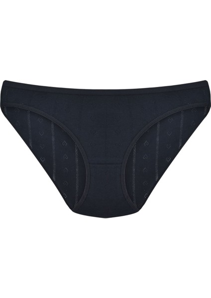 Kadın Jakarlı Bikini Külot %100 Pamuk 3'lü