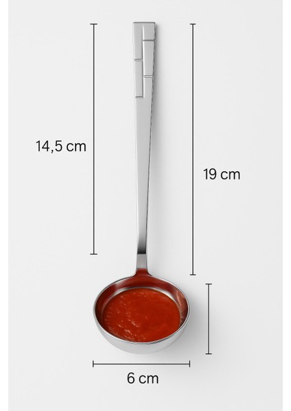 Paslanmaz Çelik Sos Servis Maşası 20 cm modelleri