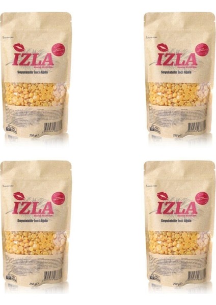 250G Sarı Granül Ağda, 4'lü Paket, Güzel ve Pratik Kullanım