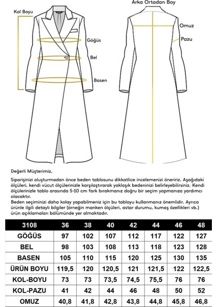 Punto Dikiş Detaylı Oversize Premium Kaban Koyu Gri 3108