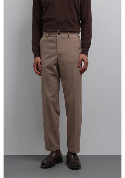 Bej Tapered Fit Erkek Pantolon modelleri