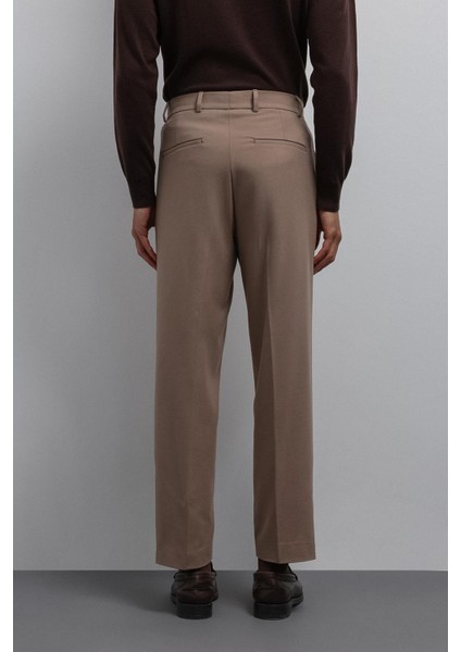 Bej Tapered Fit Erkek Pantolon indirimleri