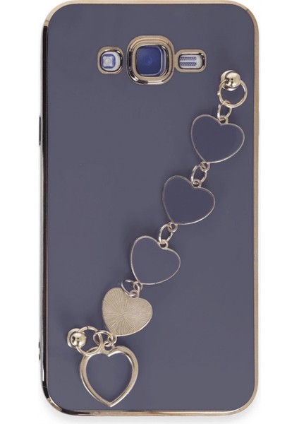 Samsung Galaxy J7 Kılıf Esila Silikon - Gri