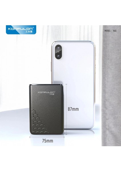 A6Q 22.5W USB 3.0 ve 20W Type-C Çıkışlı 10.000 Mah Pd Powerbank - Beyaz indirimleri