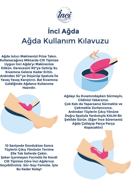 Pudralı Ağda Seti, Ağda Makinesi ve 5 Spatula ile Temiz ve Pürüzsüz Cilt fiyatları