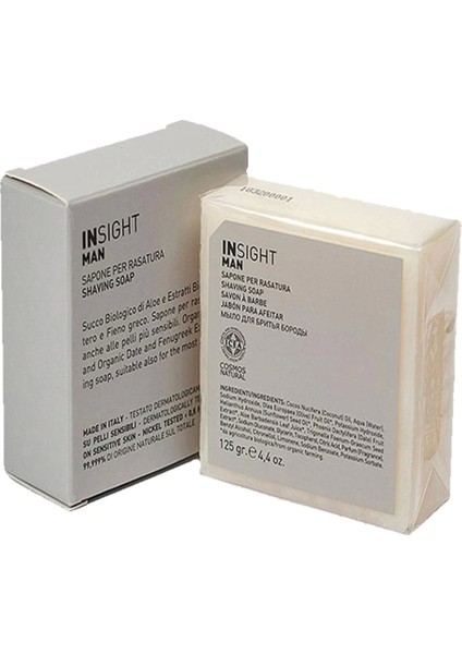 Doğal Erkek Tıraş Sabunu 125G, Ferah ve Temiz Bir Deneyim