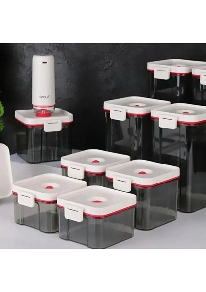 Vakum Makineli Saklama Kabı Seti 10'lu+1 Vakum Makinesi fiyatları