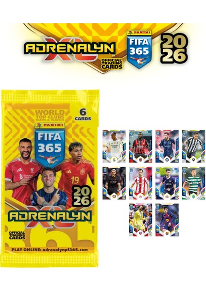 Official Lisanslı Panini Fıfa 365 Adrenalyn Xl™ Trading Cards 3 Paket (18 Kart) indirimleri
