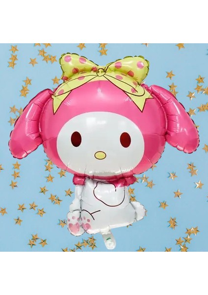 Folyo Balon My Melodi -Kuromi Temalı 80X75 Pembe Büyük Doğum Günü Parti Balonu indirimleri