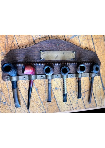 Ahşap ve Pirinçten Avrupa Pipoluk 35 cm 13 cm Ölçülerinde fırsatları