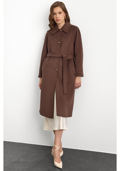 Reglan Kol Jakar Desen Limited Edition Kaban Kahve 3135