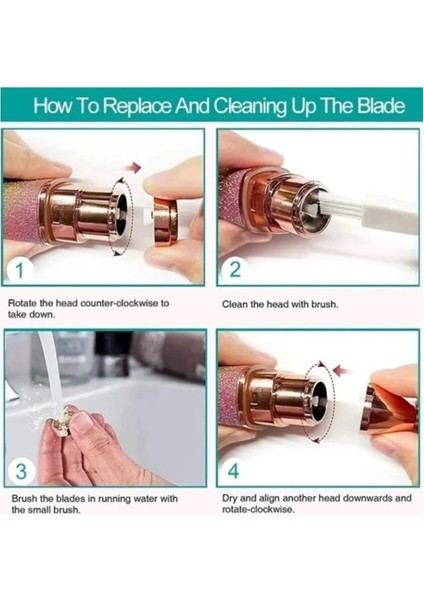 Simli Yüz ve Kaş Epilatör Seti, Tüy Alma ve Bakım Aleti, 2'li Paket modelleri