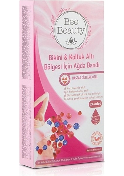 Inatçı Sık Koltuk Altı Ağda Bandı, 24'lü, Etkili ve Pratik Kullanım