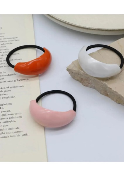 Kadın New Pinterest Renkli Toka 3'lü Set, Kadın Çocuk Mandal Toka, Lastik Toka Seti, Toka, Kız Çocuk Toka, Kadife Toka