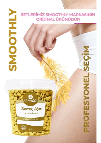 Yüz ve Bikini Bölgesi Için Doğal Granül Boncuk Ağda Seti, Tüy Losyonu ve Spatula fiyatları