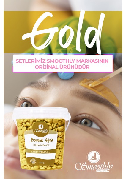 Yüz ve Bikini Bölgesi Için Doğal Granül Boncuk Ağda Seti, Tüy Losyonu ve Spatula modelleri