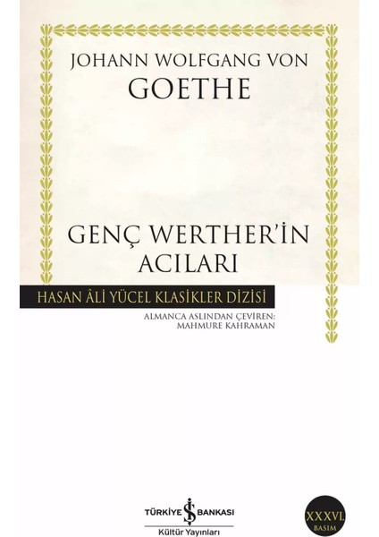 Genç Werther’in Acıları - Johann Wolfgang Von Goethe | Vitrindeki Kitaplar modelleri