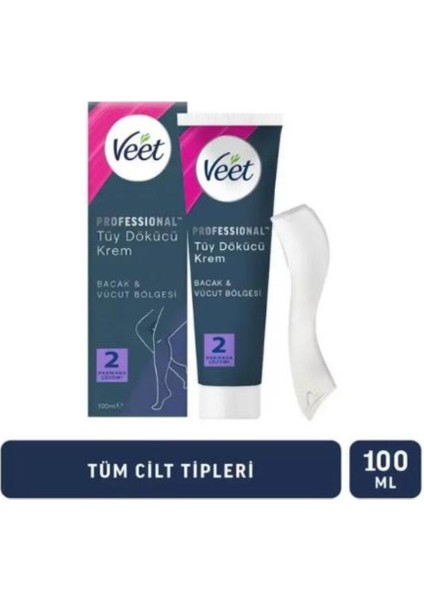 Tüy Dökücü Krem, Bacak ve Vücut, Tüm Ciltler, 100 Ml, Etkili ve Güvenli Kullanım
