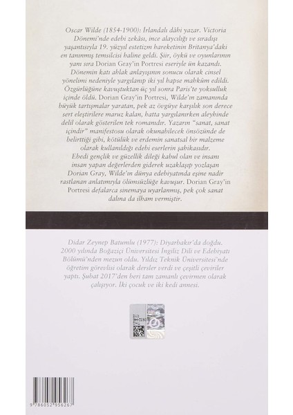Dorian Gray In Portresi - Oscar Wilde | Vitrindeki Kitaplar fiyatları