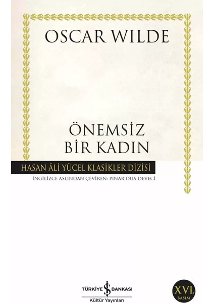 Önemsiz Bir Kadın - Oscar Wilde | Vitrindeki Kitaplar fiyatları