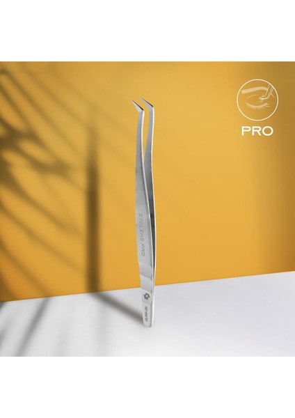 Profesyonel Kirpik Cımbızı 40 Type 12, Ayak 65'li, Estetik ve Bakım Aracı