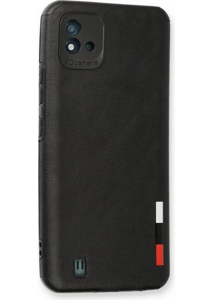 Realme C11 2021 Kılıf Loop Deri Silikon - Siyah fiyatları