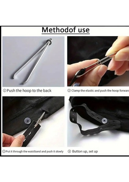 3'lü Esnek Bel Kayışı ve Iplik Geçirme Aleti Çok Amaçlı Set modelleri