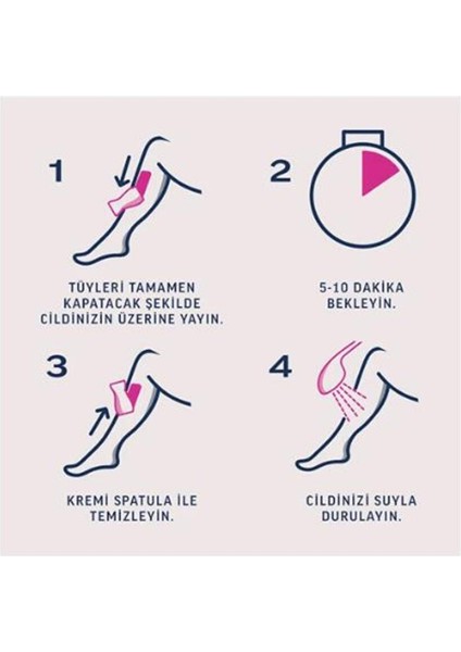 Tüy Dökücü Krem, Bacak ve Vücut, Tüm Ciltler, 100 Ml, Etkili ve Güvenli Kullanım fırsatları