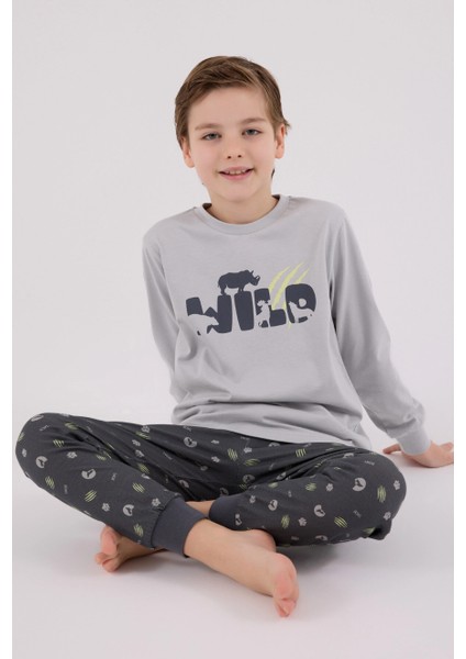 Roly Poly Erkek Çocuk Rolypoly Uzun Kol Pijama Takımı RP3683 modelleri