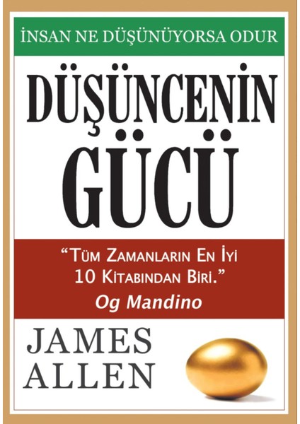 Düşüncenin Gücü: Insan Ne Düşünüyorsa Odur - James Allen | Vitrindeki Kitaplar