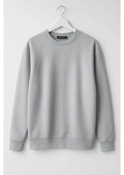 Düz Renk Oversize Üç Ip Erkek Sweatshirt fiyatları